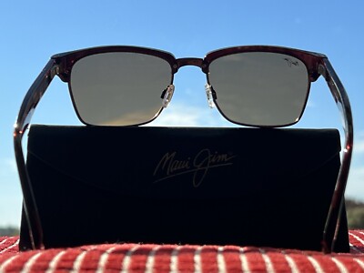 Maui Jim Kawika MJ 257 16C Tortoise & Antique Gold Frame