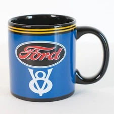 Open Road Brands Ford V8 Motor Company Mug Cup Coffee 16 oz