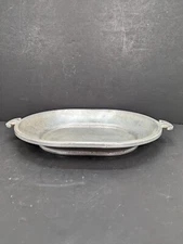 Guardian Service Ware Hammered Aluminum Serving Tray Platter 10"x13"