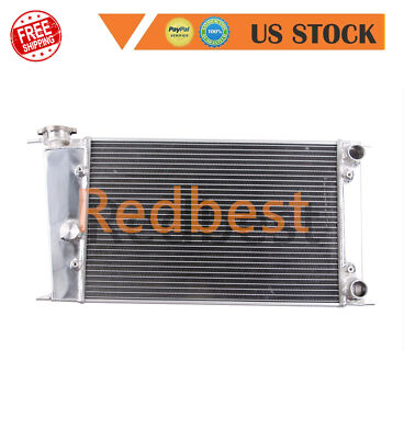 ALUMINUM 2 ROW RADIATOR FITS 1980-1991 VOLKSWAGEN VW GOLF MK1/CADDY/ SCIROCCO MT