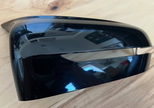 OEM BMW M5 F90 M8 F91 F92 F93 EXTERIOR MIRROR COVER left BLACK side view 2017-23
