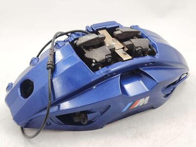 2024 BMW X5 G05 FRONT LEFT BRAKE CALIPER BLUE M SPORT BREMBO 374 *SCRATCHED*