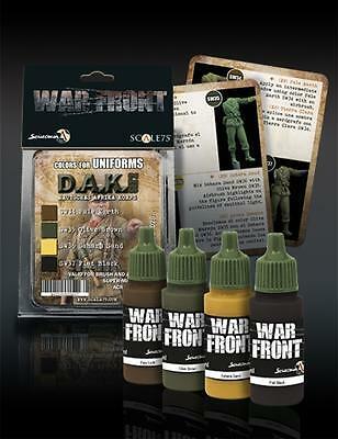 Scale75 Colour Paint - Warfront - D.A.K. Set 2 - Farben für Uniformen - SSE028