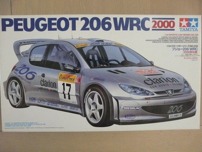 M9e NIOB Maquette Voiture 1/24 TAMIYA 24226 Peugeot 206 WRC 2000 model kit