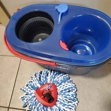 O-Cedar RinseClean dual bucket spin mop system. New, no mop handle.INCOMPLETE. 