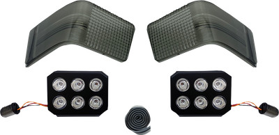 Custom Dynamics LED Light Tour-Pak Smoke Replacement Harley CD-TP-13-S