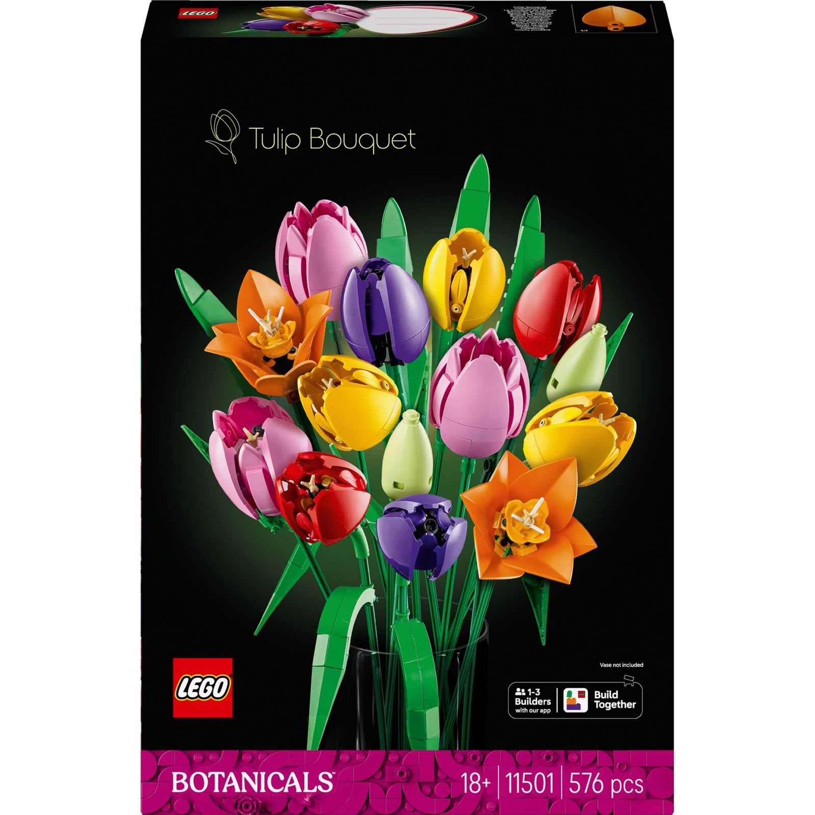 Lego Femme Multicolore Jeux De Construction Bouquet De Tulipes Botanic - Image 2