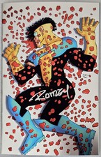 INVINCIBLE #1 FRANK MILLER FOIL VIRGIN 1500 SIGNED RYAN OTTLEY MEGACON EXCL COA