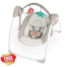 Ingenuity Baby Swing Portable 6-Speed Cozy Kingdom 0-9 Months