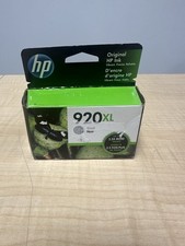HP 920XL Black Ink Cartridge Brand New Genuine Factory Sealed Box
