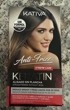 Kativa Anti Frizz KERATIN Straightening without Iron Kit Set, Formaldehyde Free