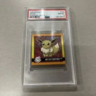 1999 POKEMON STICKERS Series 1 Eevee Artbox PSA 8