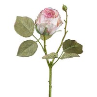 artplants KüNstliche Rose Zorklin, Rosa, 45Cm