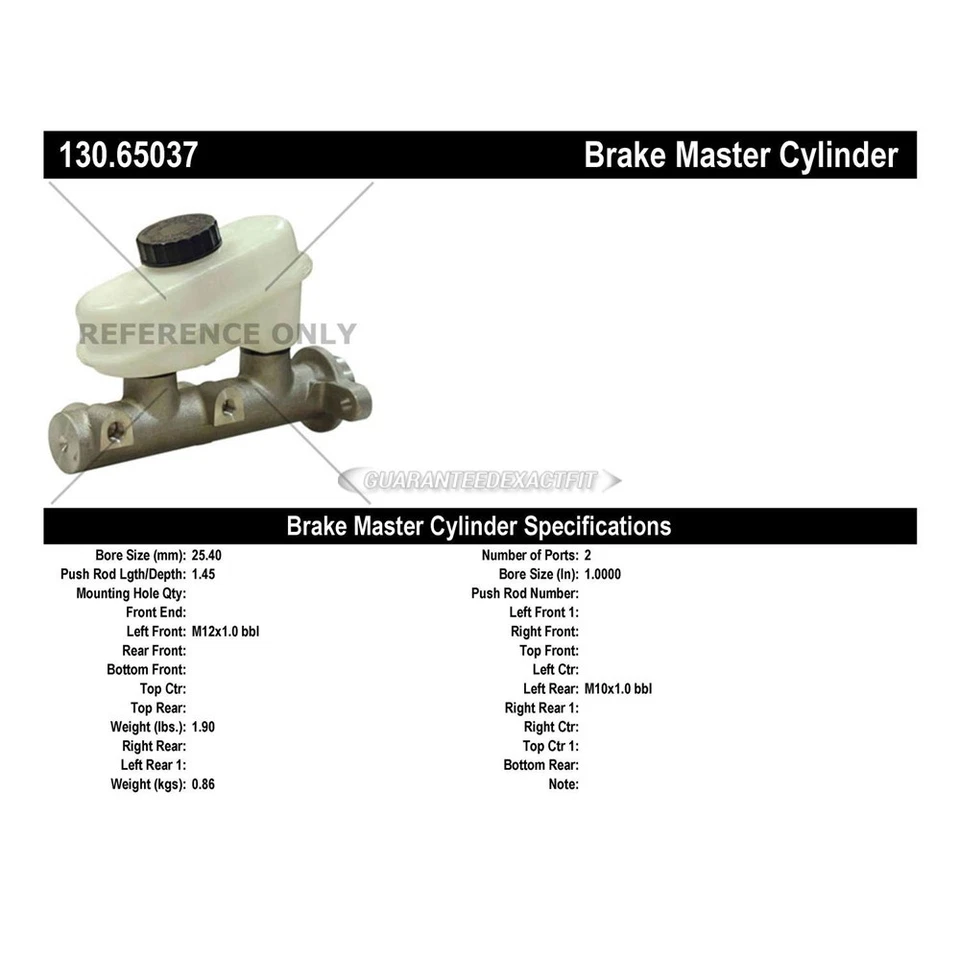 Cilindro mestre de freio central TCP para Ford Ranger Explorer e Mazda Navajo - Imagem 3 de 3