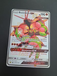 Buzzwole GX SV68/SV94 - Hidden Fates: Shiny Vault Shiny Holo Rare - NM