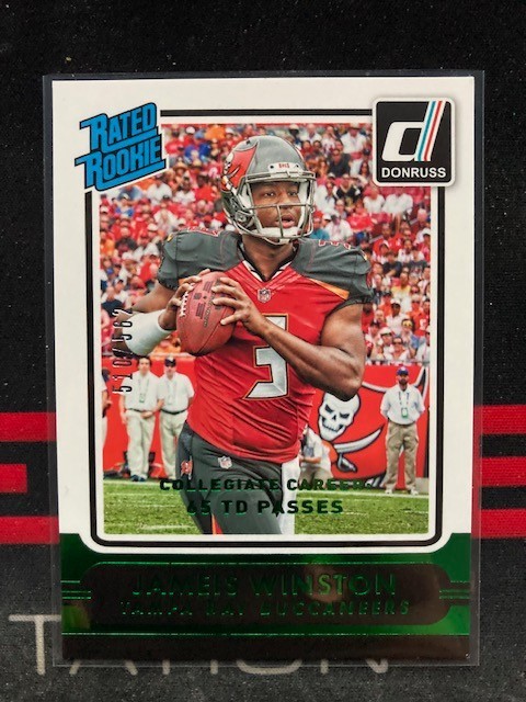 Jameis Winston 2015 Donruss Rated Rookie #201 510/562 Bucs/Browns/Giants