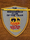 Vintage 1972 Midwest snowmobile club patch — photo 2