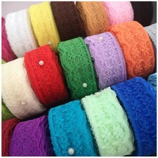 Polyester Lace Ribbon Assortment 200 Yards