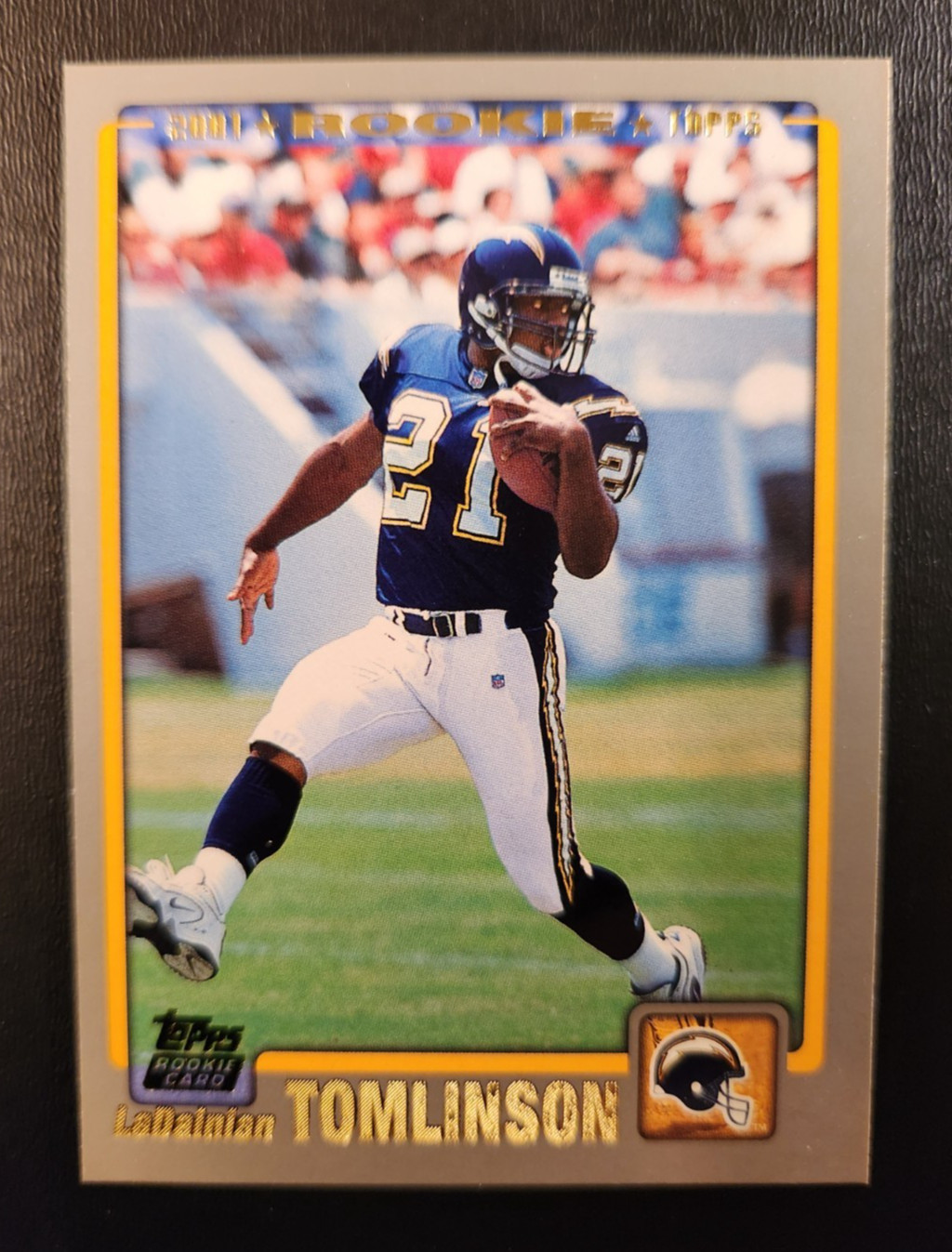 2001 Topps Football #350 LaDainian Tomlinson RC HOF NM