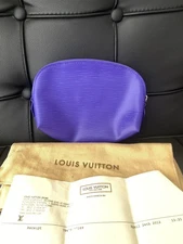 Louis Vuitton ripple shell-shaped bag handbags epi leather Purple