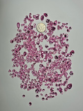 617 cts Mixed Loose pink stones Lot – From Scrap Gold & Silver Jewelry. C 714