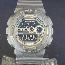 Orologio Uomo Casio G-Shock Display Negativo GD-100 WR 20Bar Cronografo Sveglia