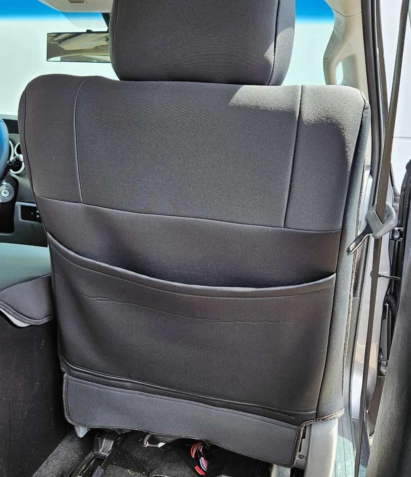 para TOYOTA SEQUOIA NEO SUPREME CUSTOM FIT 2 FUNDAS ASIENTO DELANTERAS 11 COLORES (PAR) Foto 3 de 4