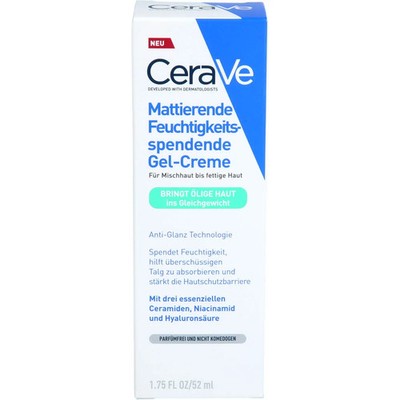 Cerave Feuchtigkeitsspendende Gel-creme Matt 52ml - 19305831