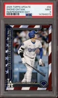 Shohei Ohtani 2025 Topps Update Indpendence Day #84 (04/76) PSA 9