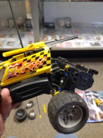 LEGO Racers RC HOT FLAME 8376 Race Buggy Car Radio Remote Control Near Complete 