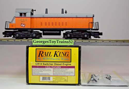 MTH RAILKING 3-RL O #1643 MILW MILWAUKEE ROAD SW-9 INTERRUPTOR DIÉSEL PS2 30-2444-1 | Condition: Used
