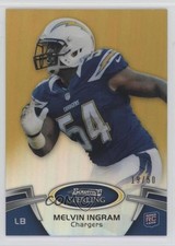 2012 Bowman Sterling Gold Refractor 19/50 Melvin Ingram III #82 0k9i