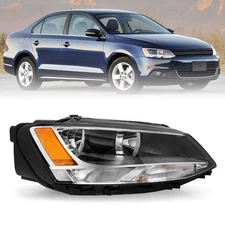 For 2011-2018 Volkswagen Jetta Halogen Headlight Headlamp Passenger Right Side