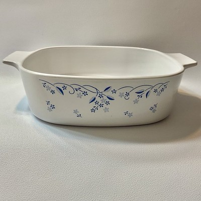 Corningware Provincial Blue Casserole Dish USA A-2-B 2L No Lid
