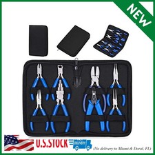 Jewelry Making Pliers Tools, 8pcs Micro Jewelry Pliers Set for Jewelry Making Su