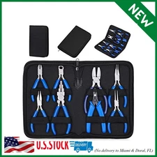 Jewelry Making Pliers Tools, 8pcs Micro Jewelry Pliers Set for Jewelry Making Su