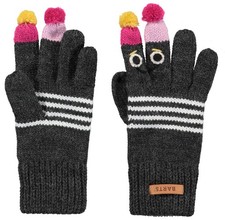 Barts Girls Puppet Gloves Gray Size 3