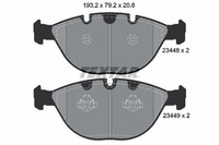 Textar Bremsbelagsatz, Scheibenbremse 2344801 FüR BMW