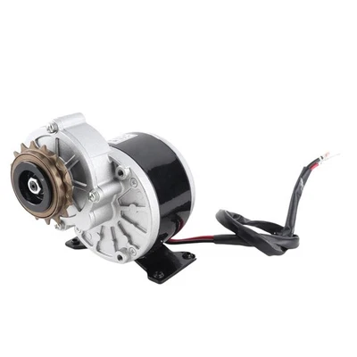 12V 250W Getriebemotor mit 16 Zahn Kettenrad für Elektrofahrrad Moped ATV - Bild 1 von 4