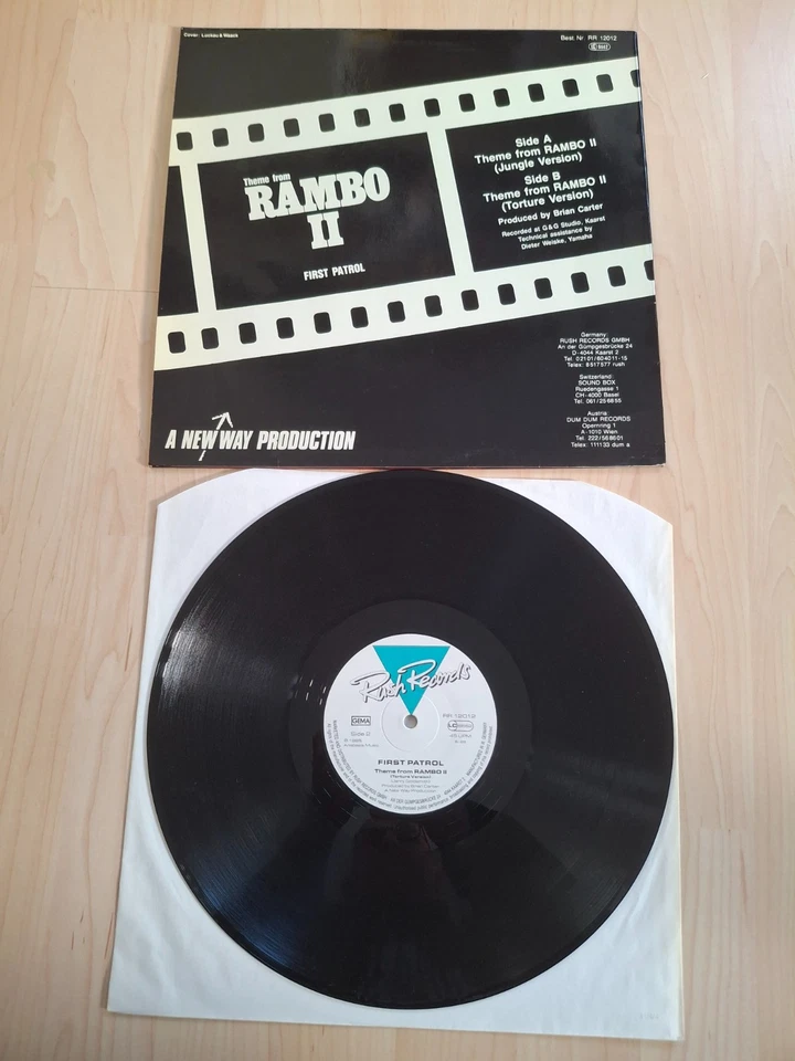 First Patrol – Theme From Rambo II , Vinyl 12 '' Maxi - Bild 2 von 4