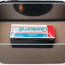 Hohner BluesBand Harmonica Key of C Blues Band Stainless Steel, 1501c