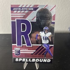 2023 Panini Donruss Elite - Spellbound Green #SB-JJ6 Justin Jefferson
