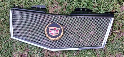2008-2012 Cadillac CTS Mesh E&G Front Radiator Upper Grille  Chrome
