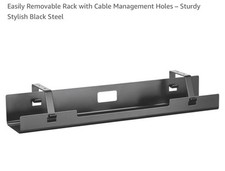 Under Desk Cable Tray Organizer - 23.6 x 5.3 inch   for Wire/Cable Management
