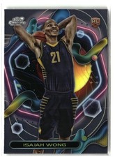 Isaiah Wong 2023-24 Topps Chrome Cosmic #195 Indiana Pacers Rookie