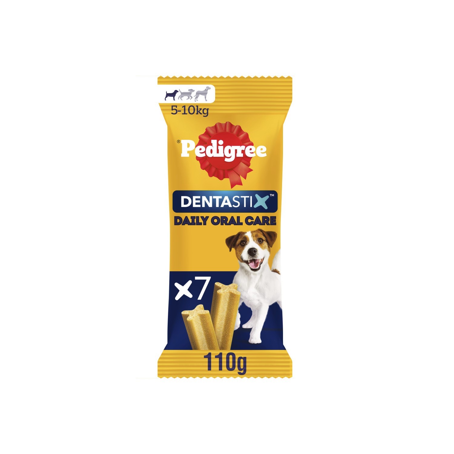 70 Pedigree Dentastix Daily Oral Care Dental Sticks Dog Treats Small Dog Chews