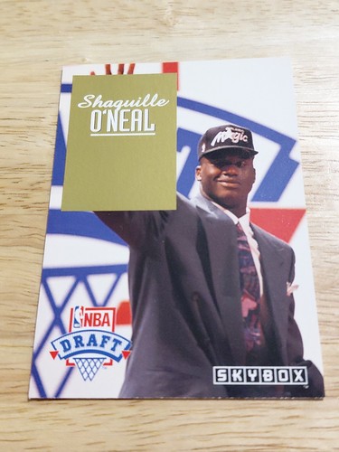 Shaquille O'Neal #DP1 — 1992 Skybox Draft Picks basketball card