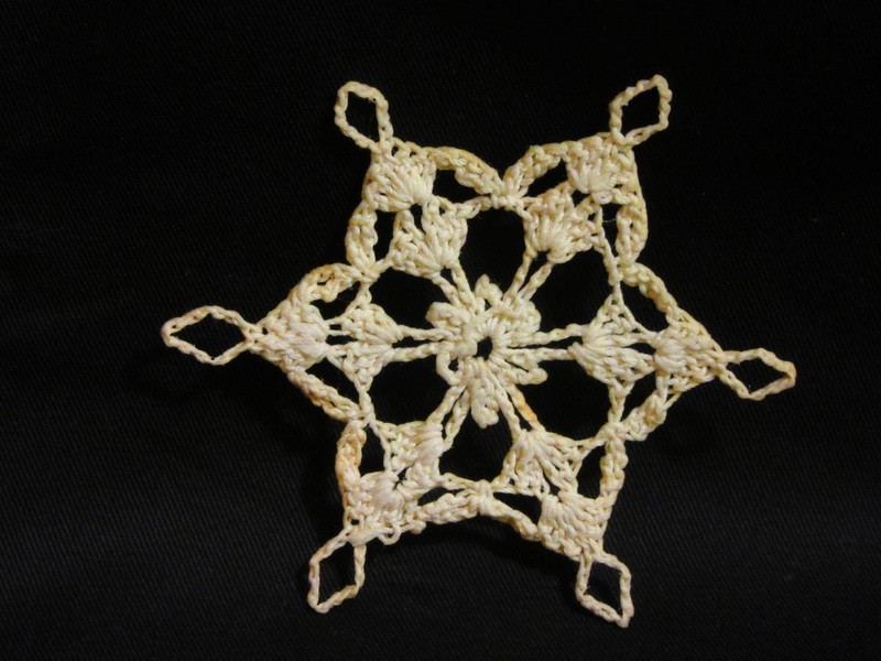 Fifty-Two Hand Crocheted Holiday Snowflake/Star Ornaments