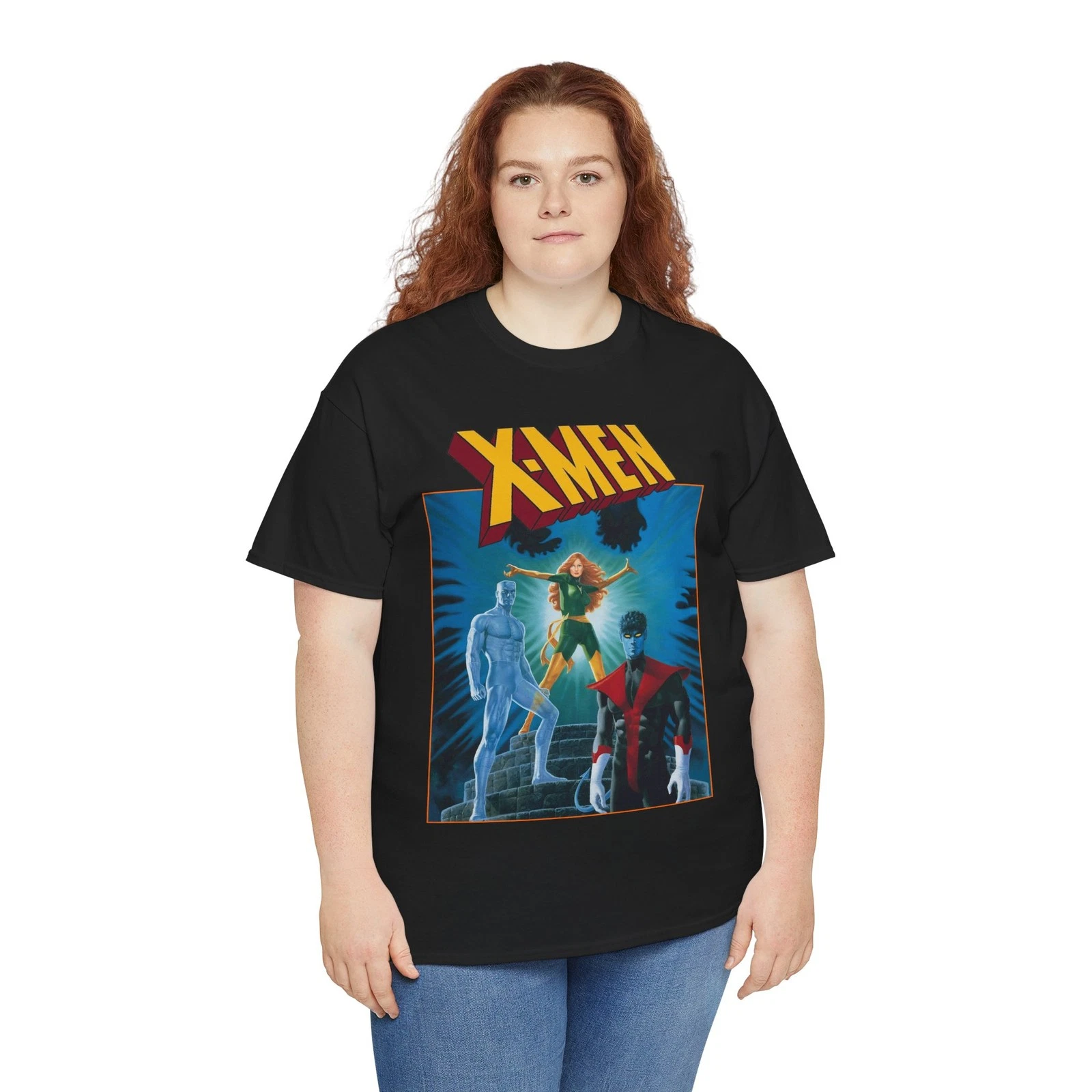 X-Men T-Shirt - Paul Gulacy Art - Phoenix, Nightcrawler - Bizarre Adventures