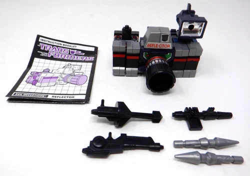 Reflector 100% Complete 1985 Vintage G1 Transformers Camera Action Figure